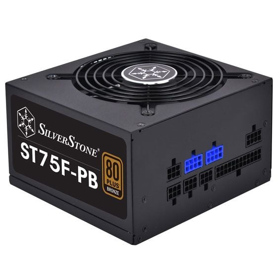 Nguồn máy tính SilverStone ST75F -PB 750W 80 Plus Bronze  Full Modular