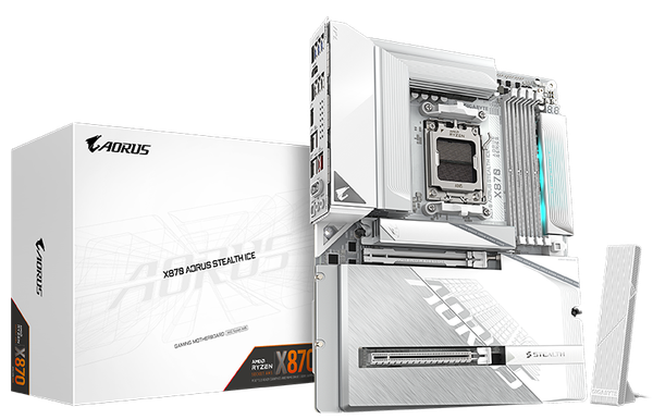 Mainboard X870 AORUS STEALTH ICE