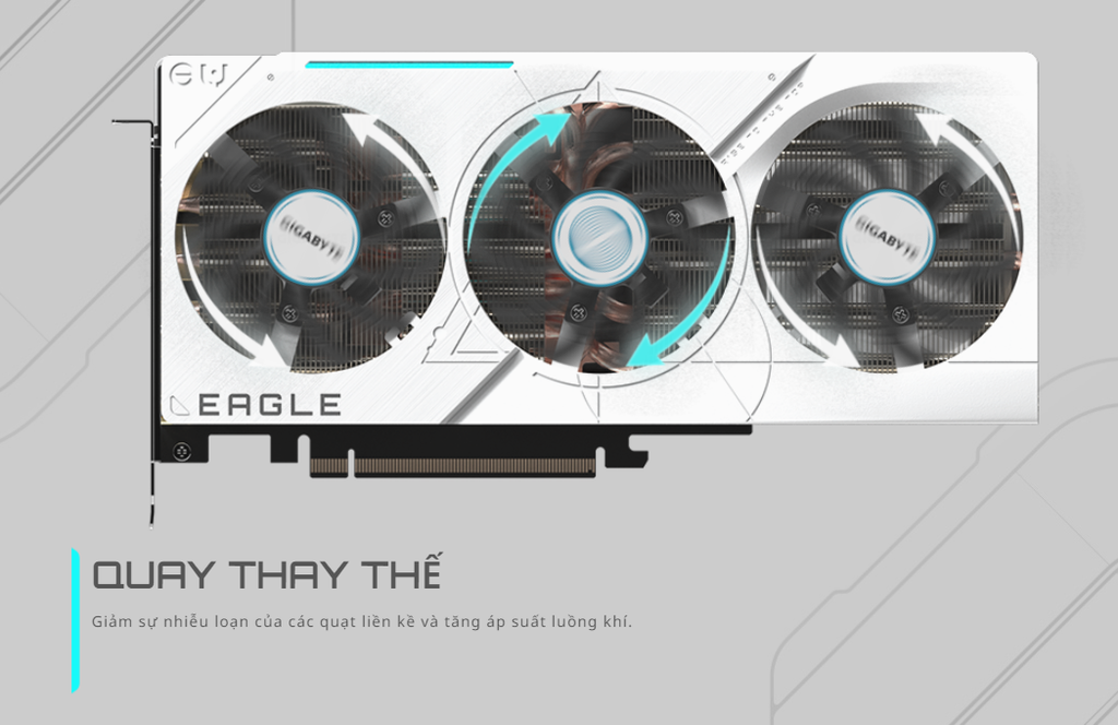 VGA Gigabyte RTX 4070 SUPER EAGLE OC ICE 12G