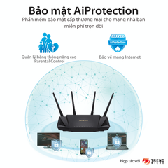 Bộ định tuyến WiFi 6 Asus RT-AX3000 chuẩn AX3000