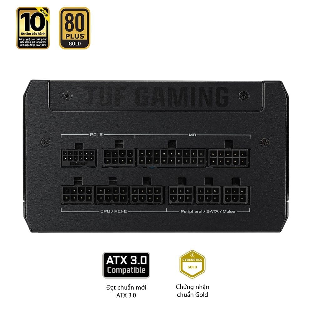 ( 1000W ) Nguồn ASUS TUF Gaming 1000W - 80 Plus Gold - Full Modular  Pci Gen 5.0