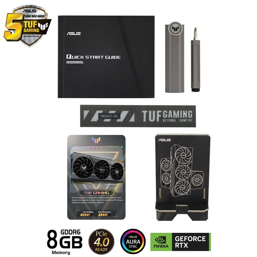 ASUS TUF Gaming GeForce RTX 4060 Ti 8GB GDDR6X