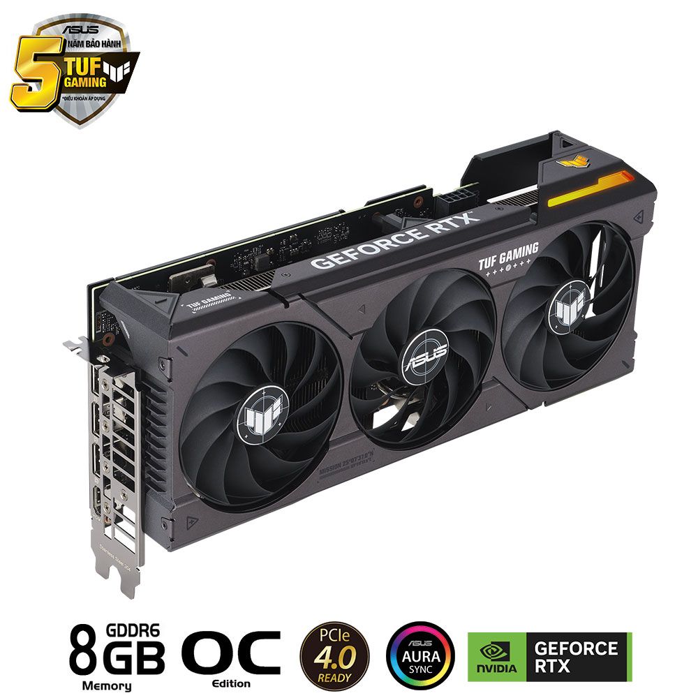 ASUS TUF Gaming GeForce RTX 4060 Ti OC Edition O8GB GDDR6X