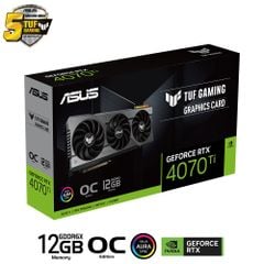 Card màn hình ASUS TUF Gaming GeForce RTX 4070 Ti OC Edition 12GB GDDR6X