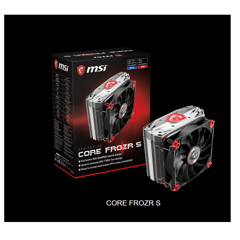 Cpu Fan Msi Cooler Core Frozr S MSI Core Frozr S Fansink Sing