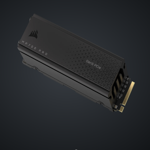 SSD Corsair MP700 PRO 1TB M.2 NVMe PCIe Gen. 5 x4 SSD with Cooler