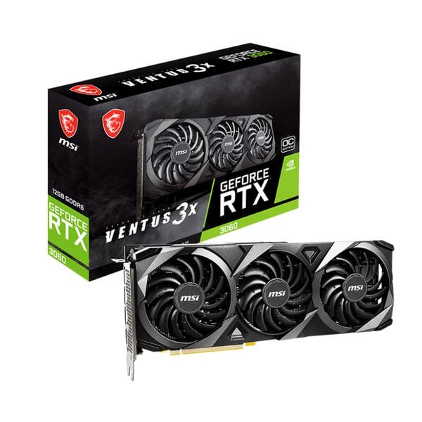 Card màn hình MSI GeForce RTX 3060 VENTUS 3X 12G OC 2ND