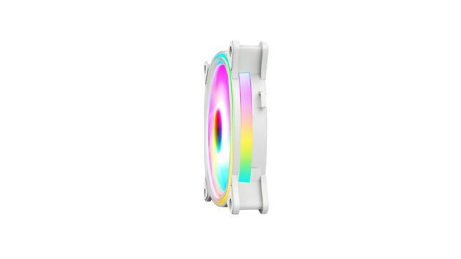 FAN VITRA RING INFINITY ARGB 3 IN 1 AURA SYNC WHITE