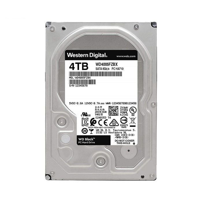 Ổ cứng HDD Western 4TB BLACK WD4006FZBX