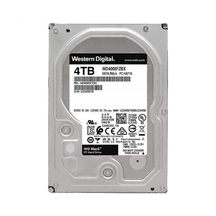 Ổ cứng HDD Western 4TB BLACK WD4005FZBX