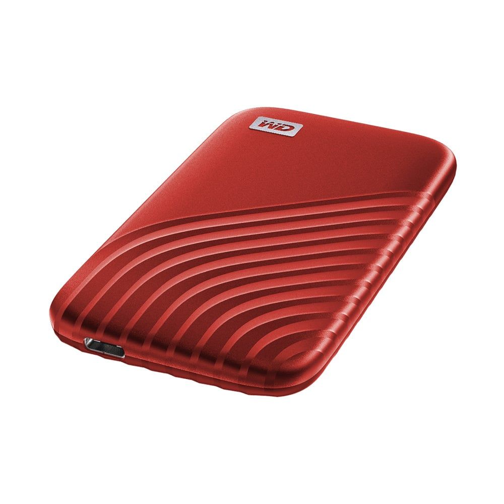 Ổ cứng di động 1TB External SSD Western Digital My Passport USB 3.2 Gen 2 WDBAGF0010BRD-WESN RED