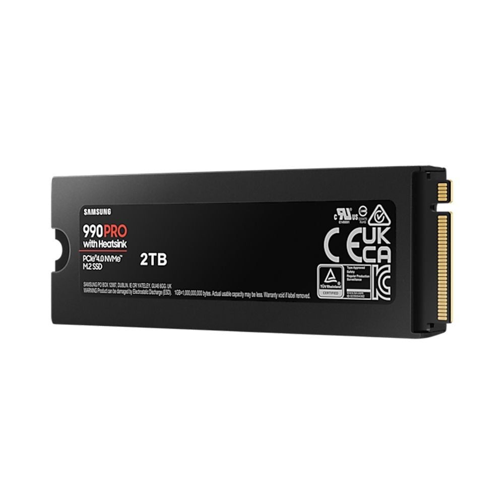 SSD Samsung 990 Pro 4TB PCIe Gen 4.0 x4 NVMe With Heatsink