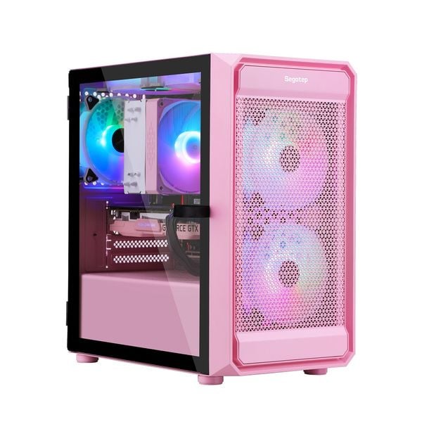 Case SEGOTEP ARTIST 2F RGB Pink (Sẵn 2 fan RGB)