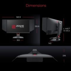 Màn hình BenQ ZOWIE XL2546K 240Hz DyAc+™ 24.5 inch 0.5ms chuyên Esports FPS (VALORANT, CSGO, PUBG)