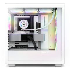 Vỏ máy tính NZXT H7 Flow White RGB