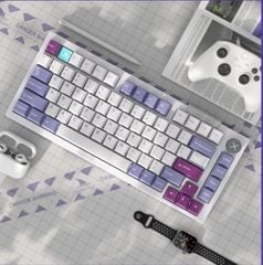 Bàn phím Darmoshark TOP 75 Tri-mode RGB White