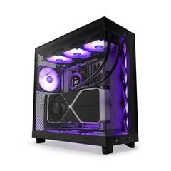 Vỏ Case NZXT H6 Flow RGB (Black/ White)