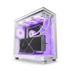 Vỏ Case NZXT H6 Flow RGB (Black/ White)