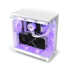 Vỏ Case NZXT H6 Flow RGB (Black/ White)