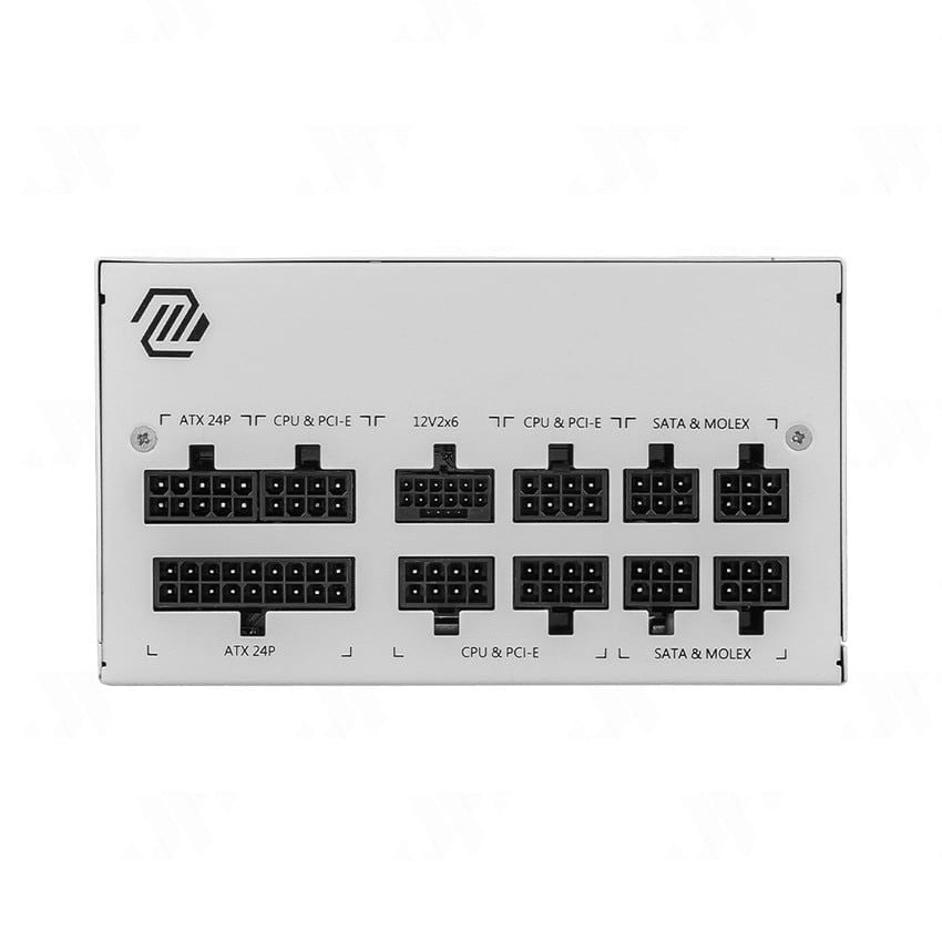 Nguồn máy tính MSI MPG A850GL PCIE5 850W – 80 Plus Gold White