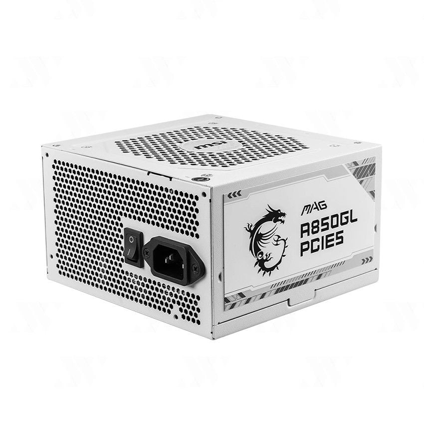 Nguồn máy tính MSI MAG A850GL PCIE5 850W – 80 Plus Gold White