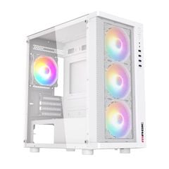 CASE MAGIC GM-01 BLACK MESH CÓ SẮN 4 FAN (MATX)