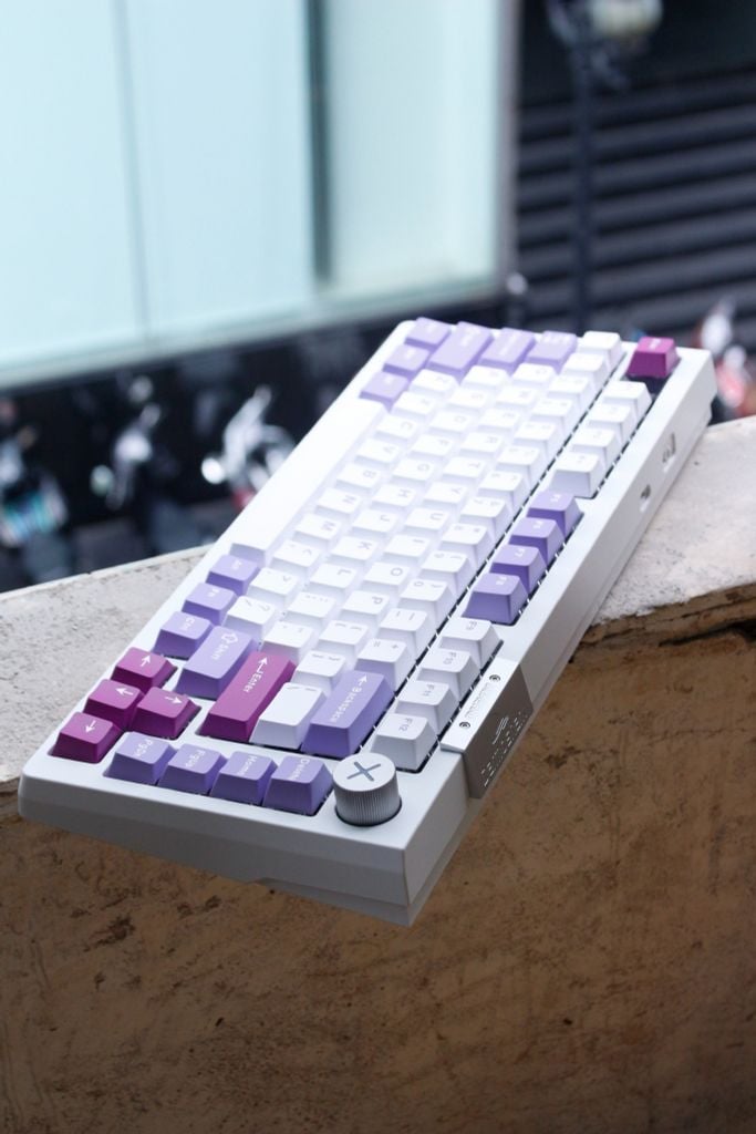 Bàn phím Darmoshark TOP 75 Tri-mode RGB White