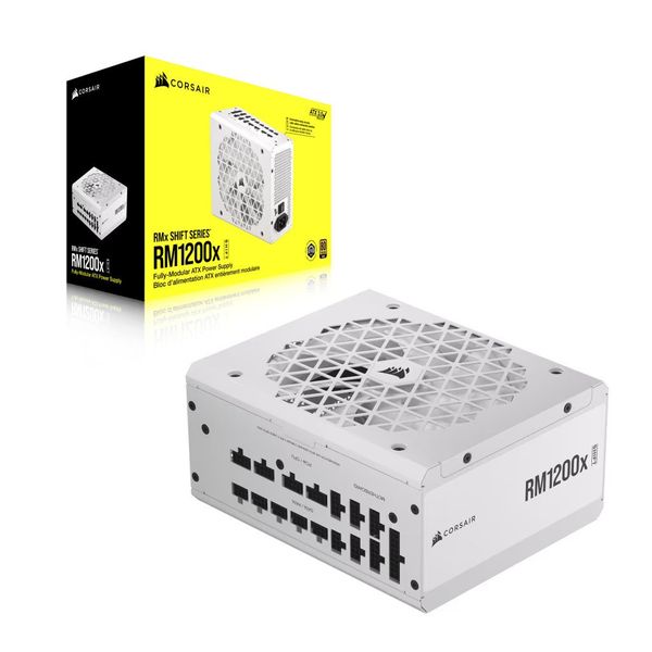 RM1200x SHIFT 80 PLUS Gold Fully Modular ATX Power Supply - White