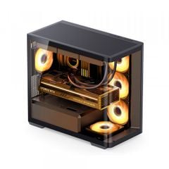 Vỏ Case JONSBO D300 ( MATX,  Kính Cong)