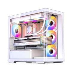 Vỏ Case JONSBO D300 ( MATX,  Kính Cong)