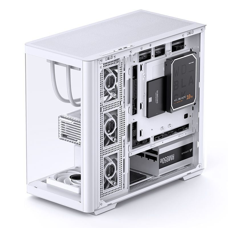 Vỏ Case JONSBO D300 ( MATX,  Kính Cong)
