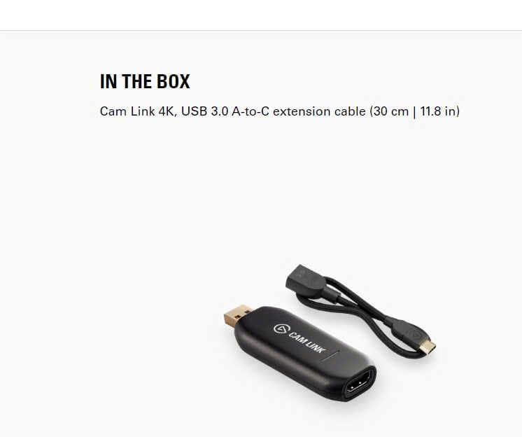 Thiết bị Stream Elgato Gaming Video Capture Cam Link 4K 10GAM9901