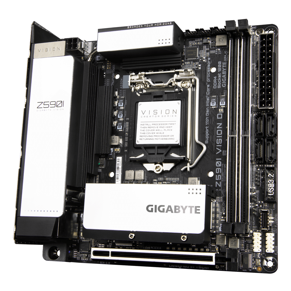 GIGABYTE Z590i VISION D Mainboard