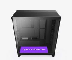 Vỏ case NZXT H7 Flow Black 2024 (Mid Tower/Màu Đen)