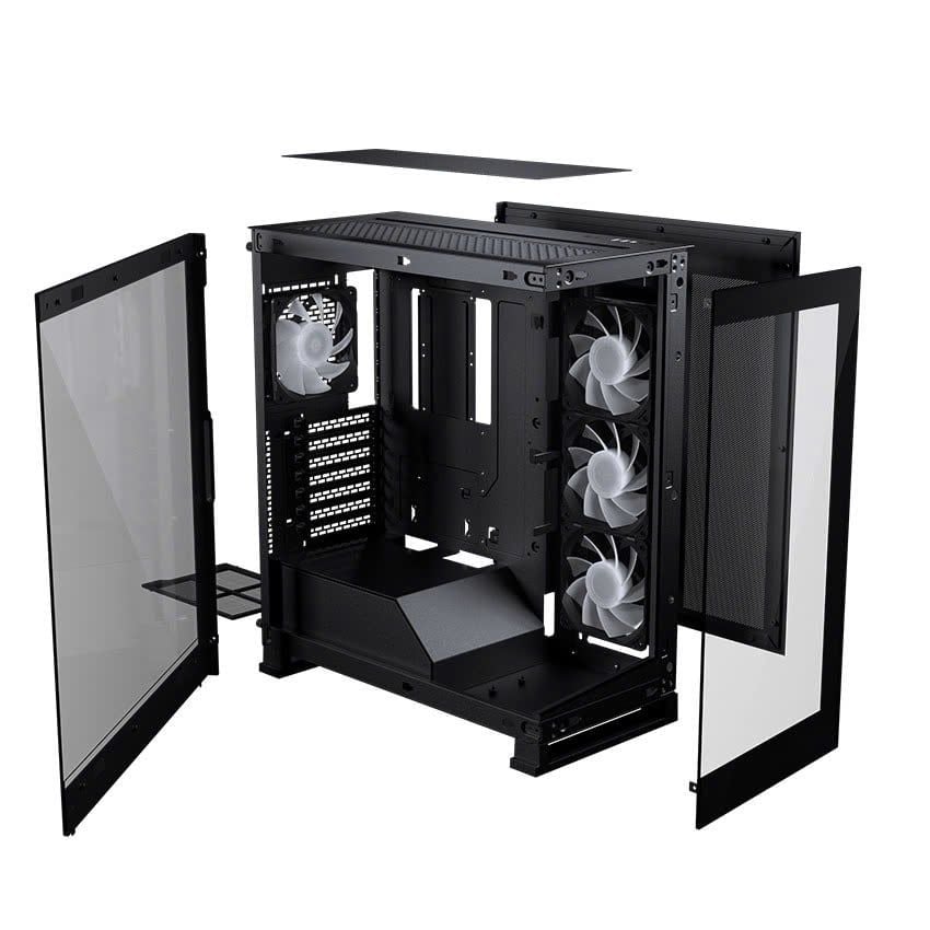 CASE PHANTEKS NV5S LED VIỀN | Sẵn 4 FAN RGB
