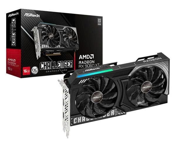 Card màn hình Asrock AMD Radeon RX 9060 XT Challenger OC 16GB