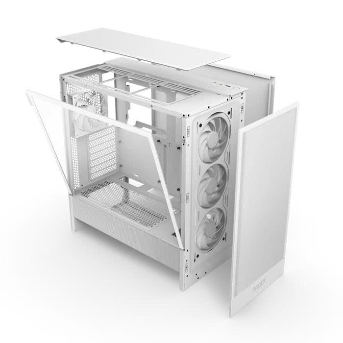 CASE NZXT H5 FLOW RGB (2024) ALL White