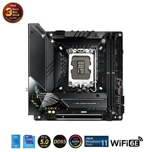 ASUS ROG STRIX Z690-I GAMING WIFI (Intel Z690, Socket 1700, Mini-ATX, 2 khe RAM DDR5)