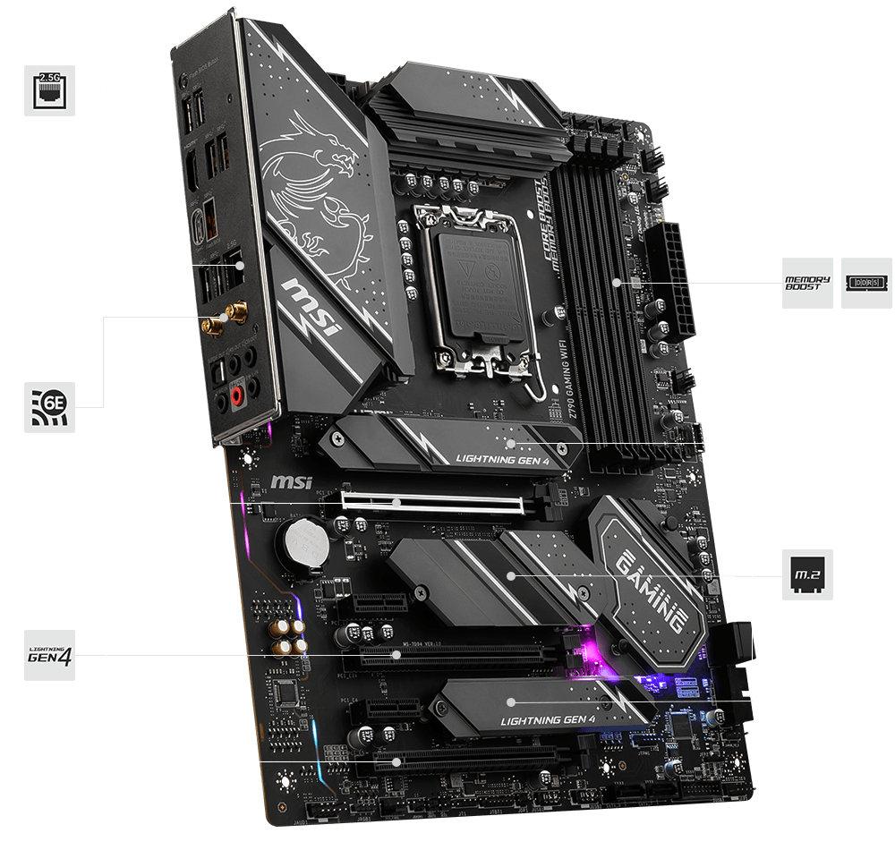 Mainboard MSI Z790 GAMING PRO WIFI