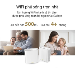 Bộ định tuyến MESH WiFi 6 Asus ZenWiFi XD6 (W-2-PK) chuẩn AX5400