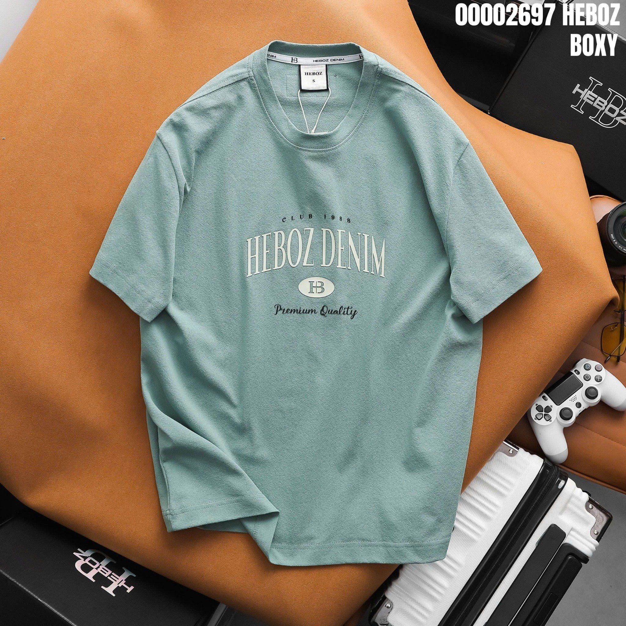  Áo thun nam Heboz boxy logo 3M - 00002697 