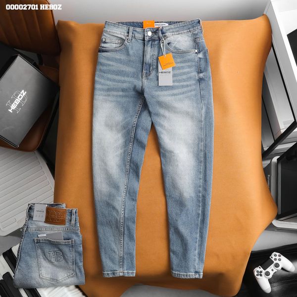  Quần jean nam Heboz dáng slim D024 - 00002701 