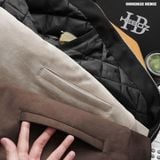  Áo khoác nam Heboz da lộn chần bông 3M - 00002622 