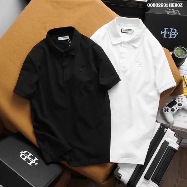  Áo polo nam Heboz Embossed logo 2M - 00002631 