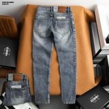  Quần jean nam Heboz dáng slim trơn D044 - 00002748 