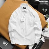  Áo sơ mi nam Heboz double stripped 3M - 00002633 