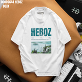  Áo thun nam Heboz print vintage 3M - 00002644 