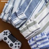  Áo sơ mi nam Heboz linen stripped 4M - 00002595 
