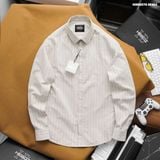  Áo sơ mi nam oxford sọc Heboz 4M - 00002576 