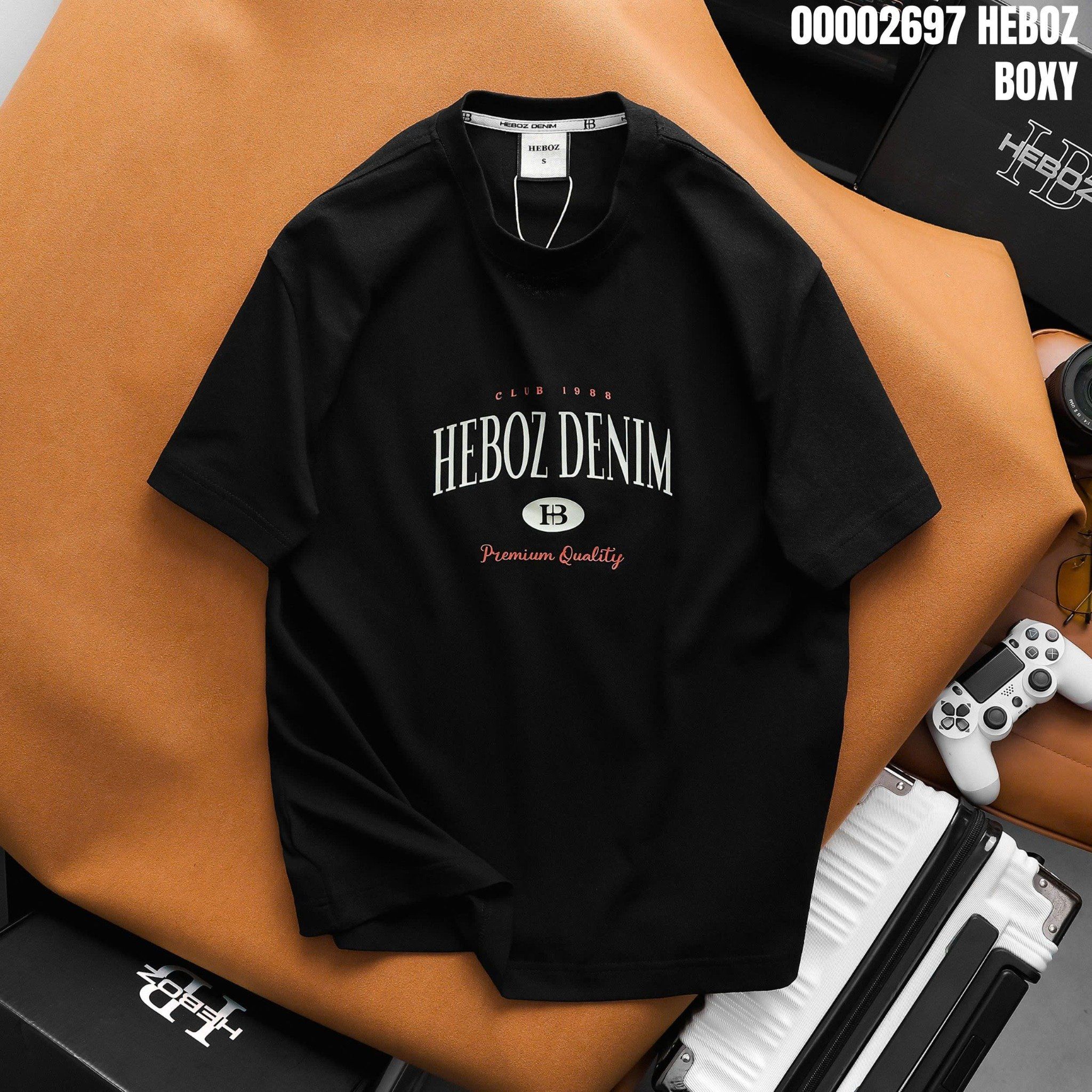  Áo thun nam Heboz boxy logo 3M - 00002697 
